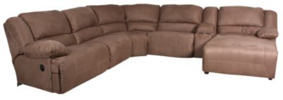 sectional piece reclining ashley hogan furniture sectionals homemakers living chaise