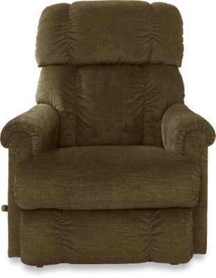 La-Z-Boy Pinnacle Leather Burgundy Rocker Recliner | Homemakers Furniture