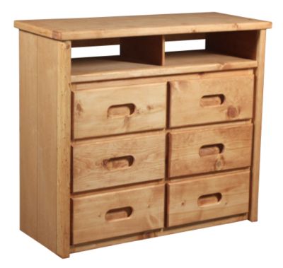 Solid Pine Media Chest