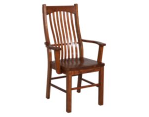 A America Laurelhurst Solid Oak Mission Arm Chair