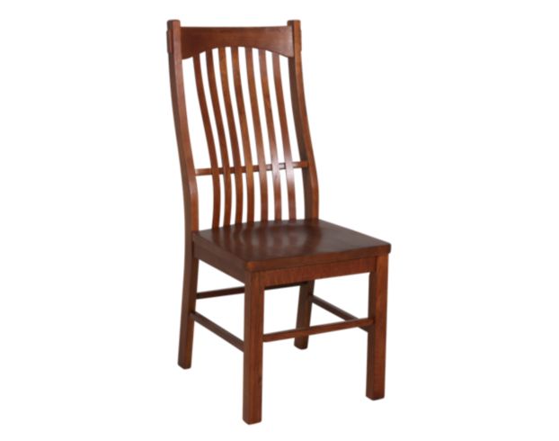 A America Laurelhurst Solid Oak Mission Dining Chair large