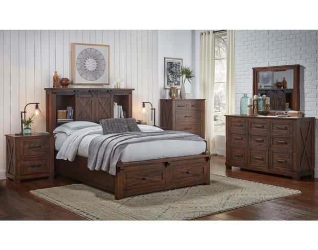 A America Sun Valley Queen Bedroom Set large image number 1