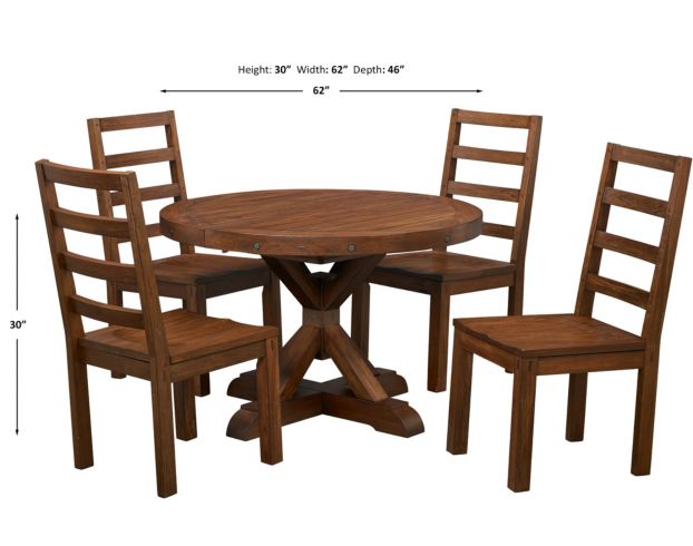 A America Anacortes 5-Piece Dining Set large image number 5
