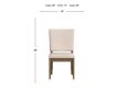 A-America Leucadia Upholstered Dining Chair small image number 3