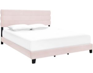Accentrics Home Modern Home Queen Velvet Slat Bed