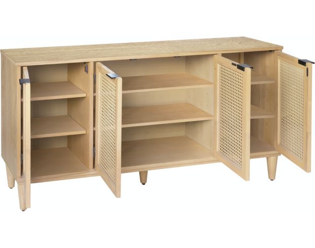 Accentrics Home Cane 4-Door Cabinet large image number 3