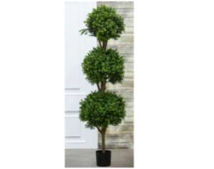 Allstate Floral 5' Triple Ball Topiary