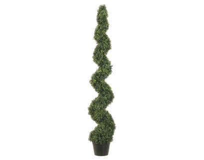 Allstate Floral 5 ft. Pond Boxwood Spiral Topiary