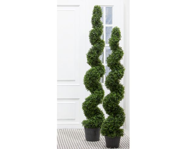 Allstate Floral 6 ft. Pond Boxwood Spiral Topiary large image number 4