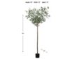 Allstate Floral 8-Foot Olive Tree small image number 2