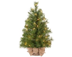 Allstate Floral 24" Mini Spruce Tree with Lights