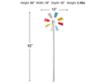 Alpine 52-Inch Windmill Garden Stake small image number 3