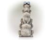 Alpine Solar Stacked Frog Family Statue small image number 1
