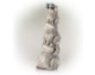 Alpine Solar Stacked Frog Family Statue small image number 2