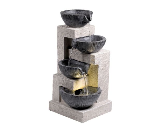 Alpine 14-Inch Cascading Tabletop Water Fountain large image number 1