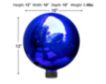 Alpine Blue Glass Gazing Globe small image number 2