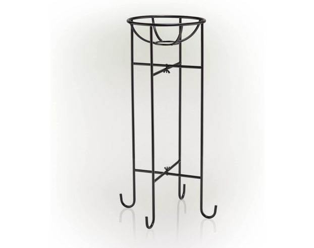 Alpine 24" Gazing Globe Black Metal Display Stand large image number 2