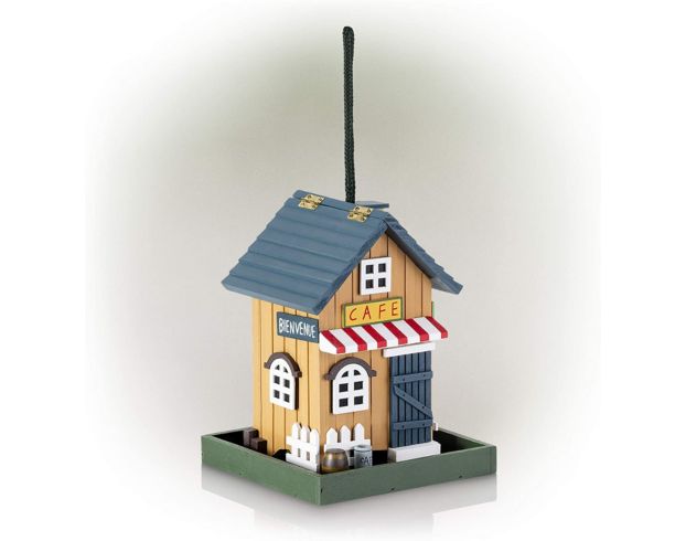 Alpine Hanging Yellow Cafe Bird Feeder large image number 2