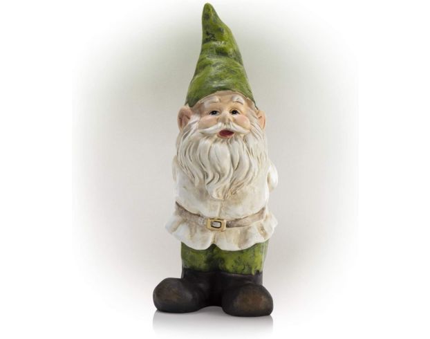 Alpine 12" Green Gnome Statue large image number 1