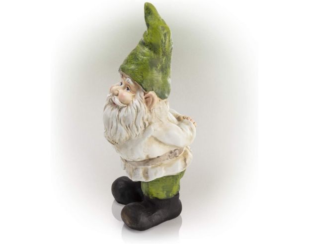 Alpine 12" Green Gnome Statue large image number 2