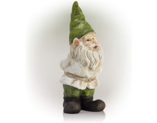Alpine 12" Green Gnome Statue large image number 3