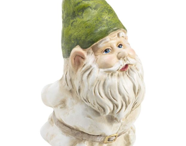 Alpine 12" Green Gnome Statue large image number 5