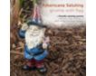 Alpine Saluting Gnome Statue small image number 7