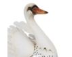 Alpine White Metal Swan Statue small image number 4