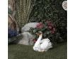 Alpine White Metal Swan Statue small image number 5