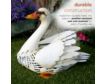 Alpine White Metal Swan Statue small image number 7