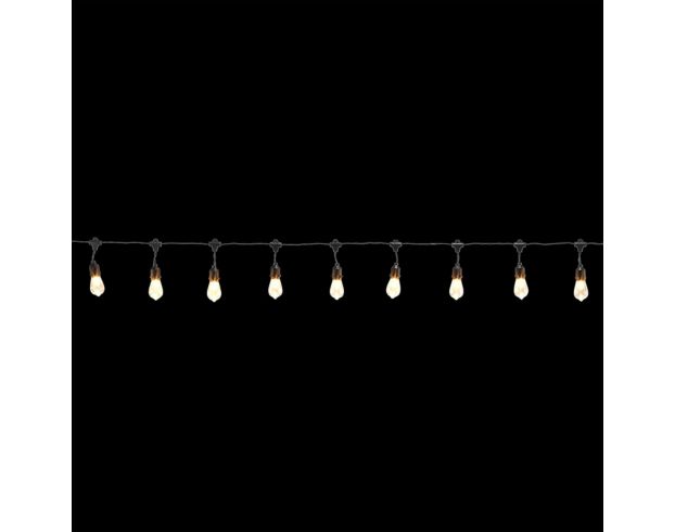 Alpine 10 Edison Shell String Lights with Timer large image number 7