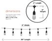 Alpine 10 Edison Shell String Lights with Timer small image number 14