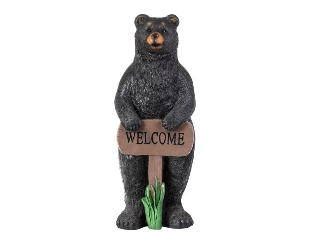 Alpine 36-Inch Welcome Bear Statue large image number 1