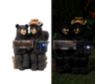 Alpine Solar Welcome Bear Lantern Statue small image number 1