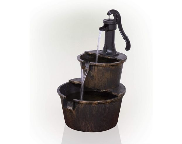 Alpine 27-Inch 2-Tier Barrel Fountain large image number 1