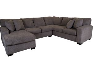 Peak Living 5200 Collection Perth Pewter 2-Piece Sectional