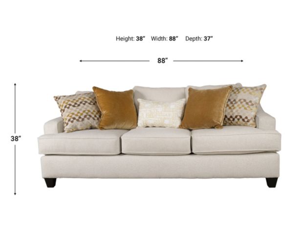 Peak Living 250 Bone Sofa large image number 11