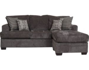 Peak Living 3650 Collection Pewter Sofa Chaise