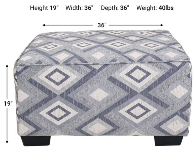 Peak Living 8200 Collection Cocktail Ottoman large image number 4