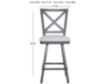 Amisco Kent Swivel Counter Stool small image number 3