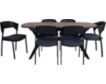 Amisco Boomerang Blue 7-Piece Dining Set small image number 1