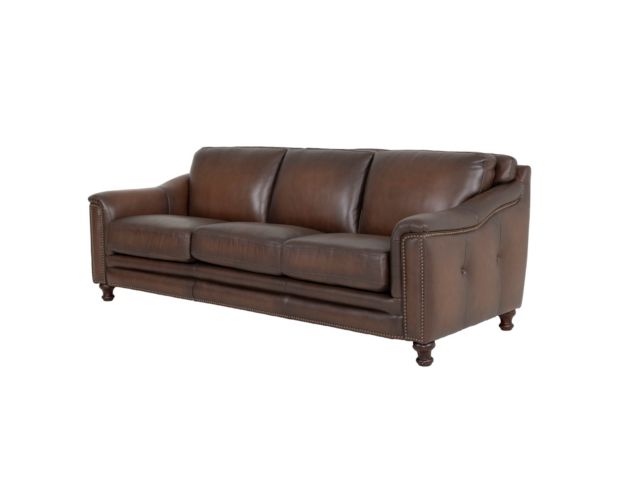 Amax Leather Belfast Brown Genuine Leather Sofa large image number 2