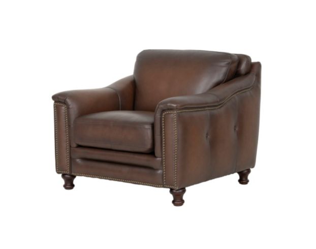 Amax Leather Belfast Brown Genuine Leather Chair large image number 2