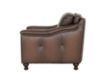 Amax Leather Belfast Brown Genuine Leather Chair small image number 3