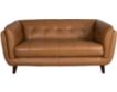 Amax Leather Seymour Nutmeg Genuine Leather Loveseat small image number 1