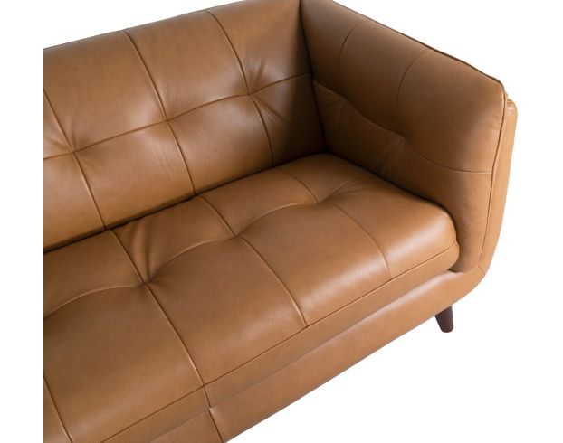 Amax Leather Seymour Nutmeg Genuine Leather Loveseat large image number 5