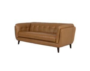 Amax Leather Seymour Nutmeg Genuine Leather Sofa