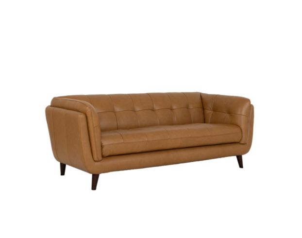 Amax Leather Seymour Nutmeg Genuine Leather Sofa large image number 5