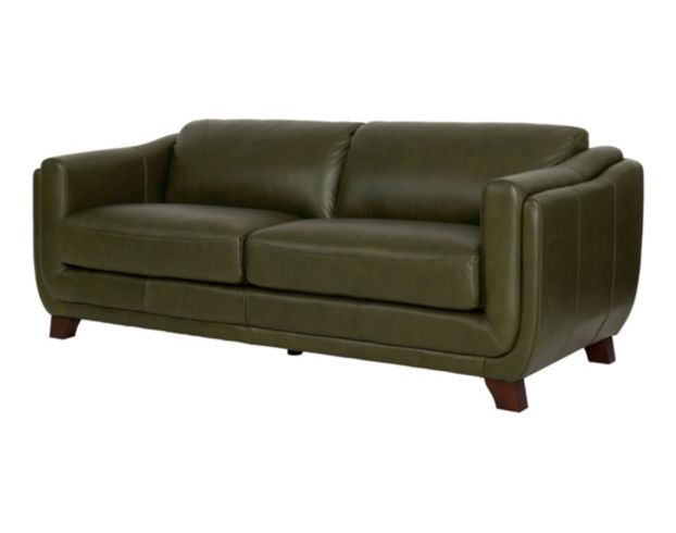 Amax Leather Omaha Green Genuine Leather Sofa large image number 2