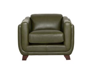 Amax Leather Omaha Green Genuine Leather Chair